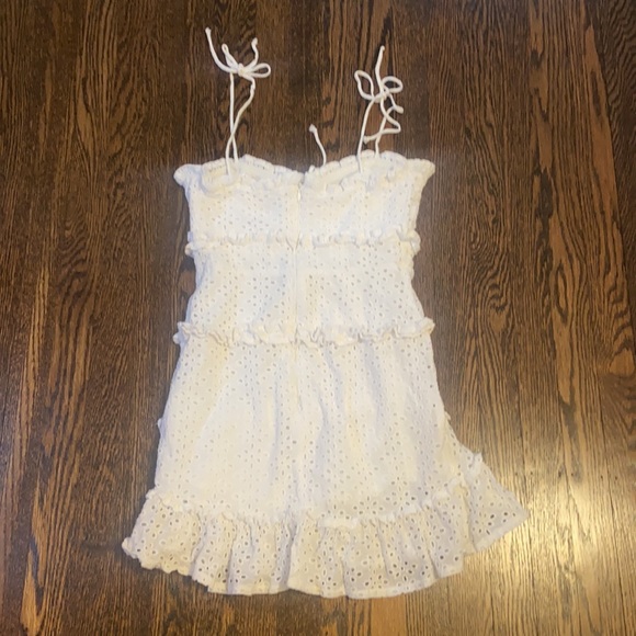 Skylar + Madison White Eyelet Lace Dress - Picture 6 of 7